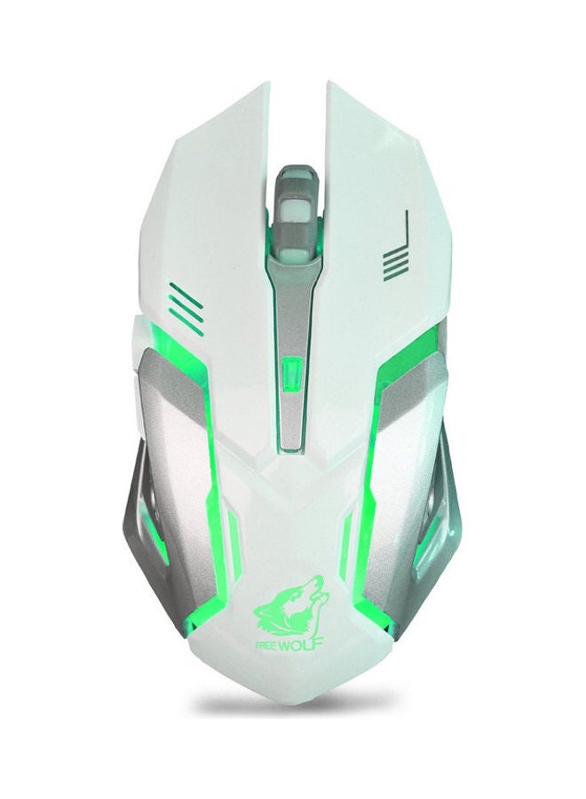 Generic - Zi You Lang Wireless Charging Luminous Mouse White - Image 1