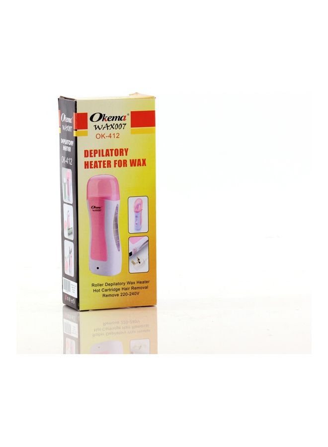 Okema wax heating device OK-412 pink-white 8cm - Image 3