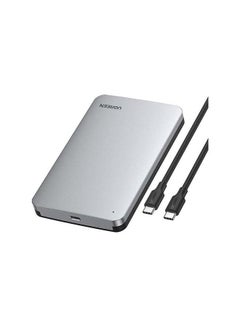 Ugreen USB C Hard Drive Enclosure Silver  - Image 1