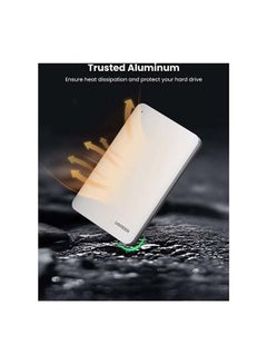 Ugreen USB C Hard Drive Enclosure Silver  - Image 5