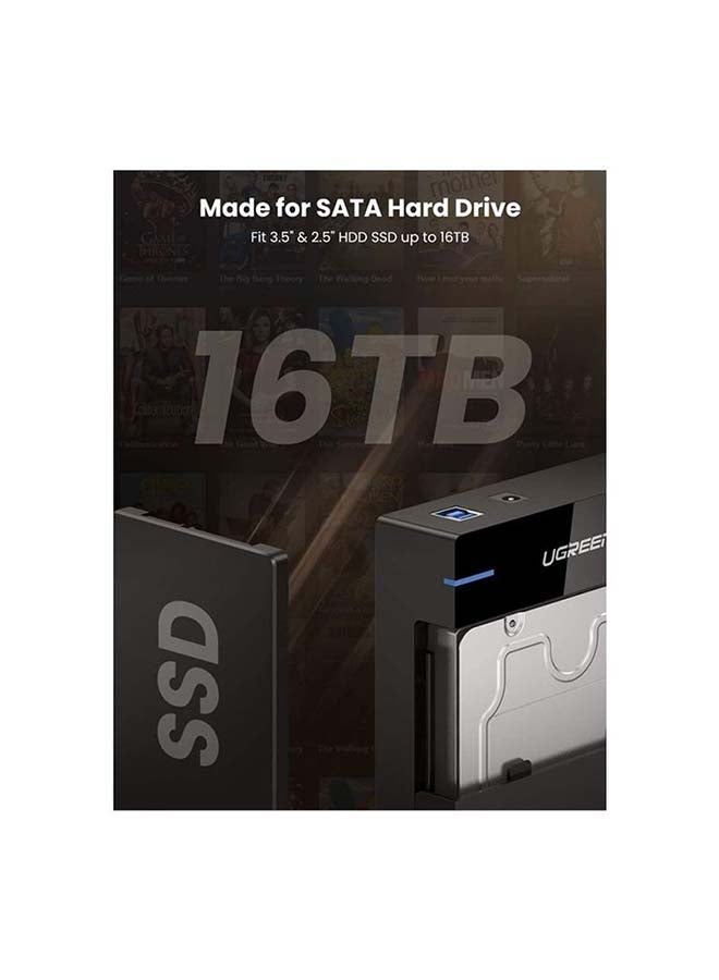 Ugreen - External Hard Drive Enclosure Black - Image 1