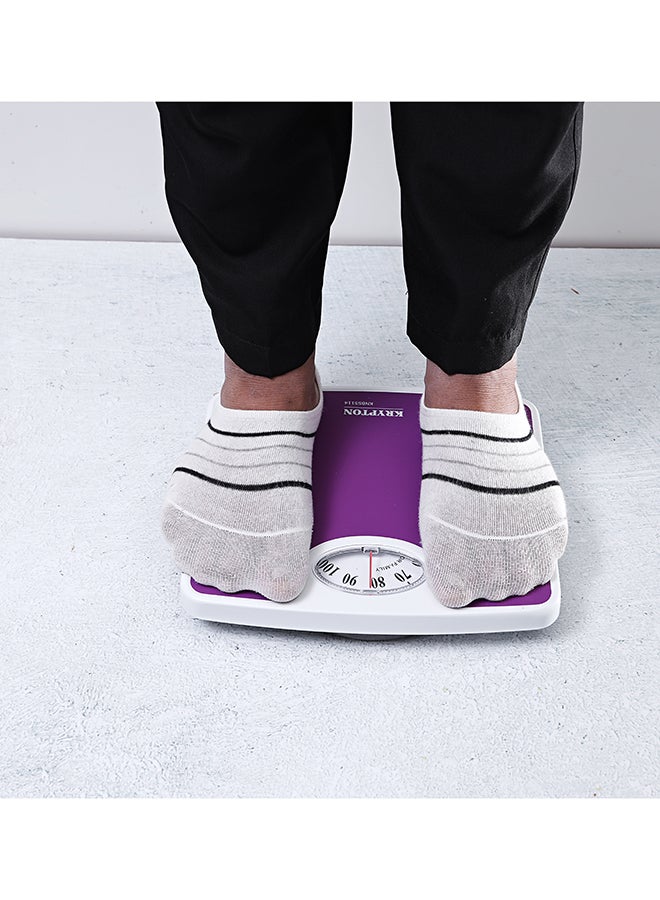 KRYPTON Mechanical Personal Weighing Scale Purple 74X28 - Image 4