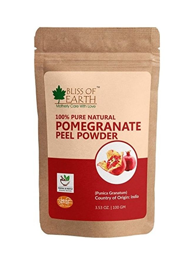 بليس اوف ايرث مسحوق تقشير طبيعي نقي 100% بالرمان 100جرام