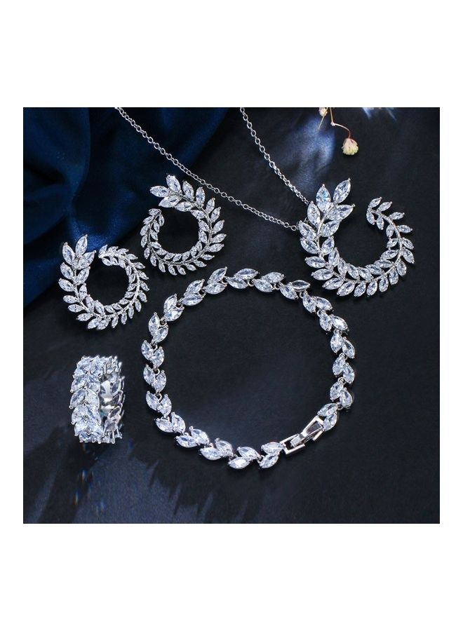 Shams Noble Swarovski Stone Jewelry Set  - Image 3