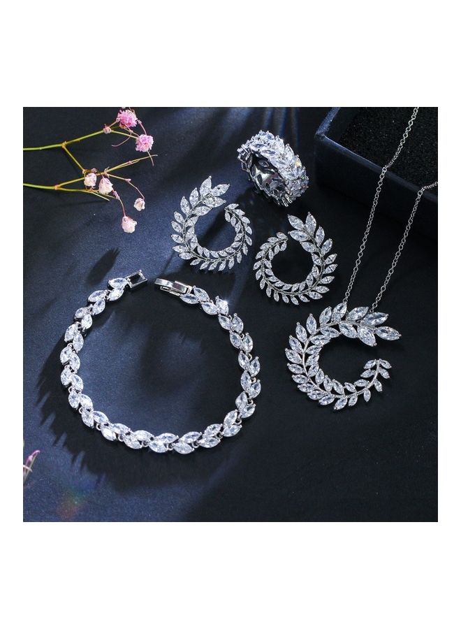 Shams Noble Swarovski Stone Jewelry Set  - Image 4