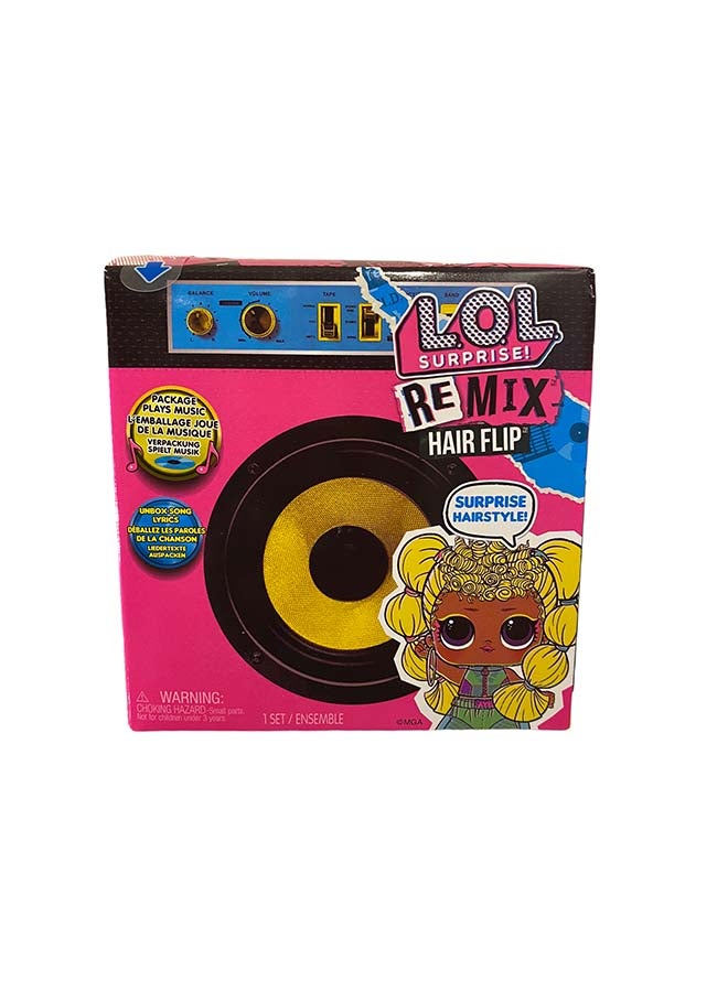 L.O.L. SURPRISE! Remix Hairflip Tots, Surprise Hairstyle-  15 Surprises with Hair Reveal and Music 12.7x12.7x11.76cm - Image 5