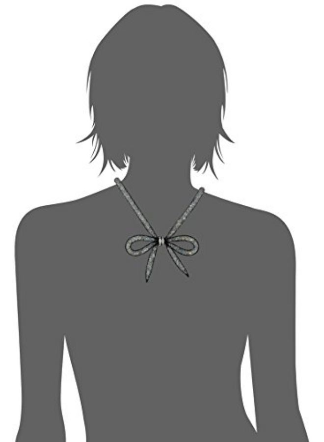 Betsey Johnson Mesh Bow Necklace  - Image 2
