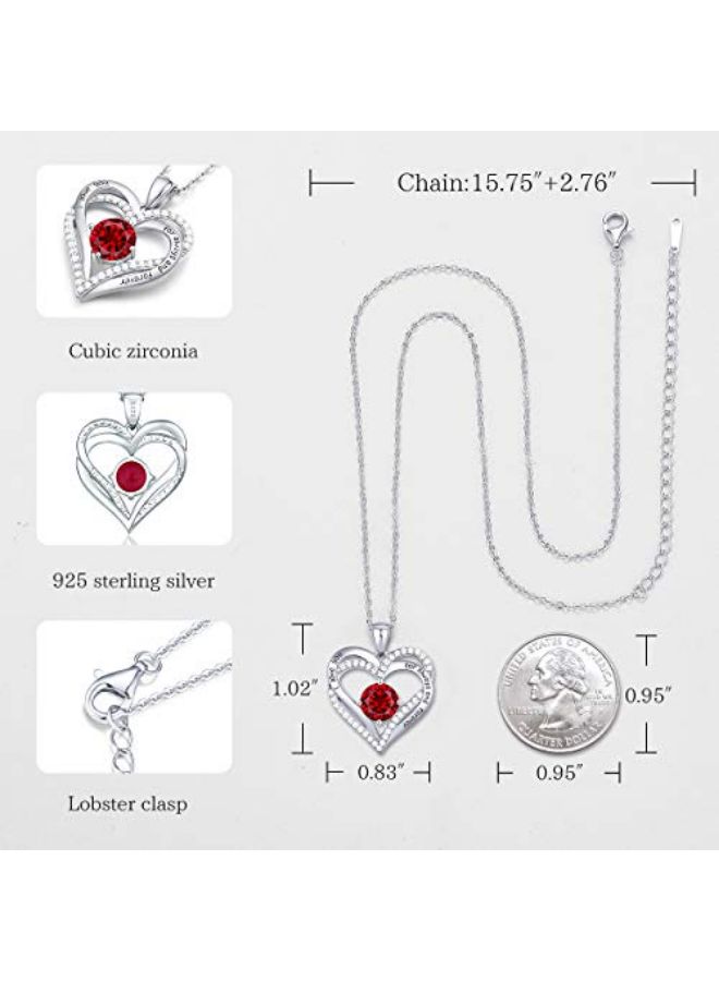 CDE Love Heart Pendant Necklace - Image 2