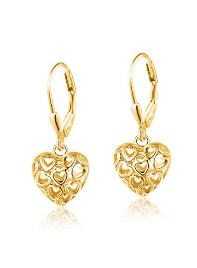 DAOCHONG - Heart Round Earrings For Women - Image 1
