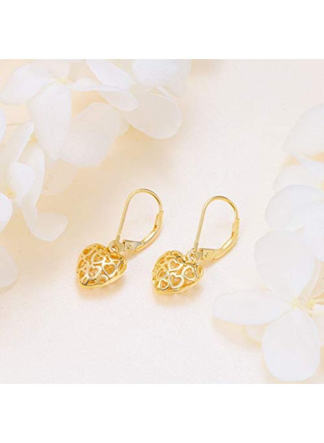 DAOCHONG - Heart Round Earrings For Women - Image 1
