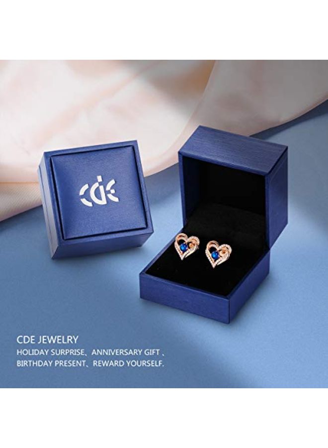 CDE Heart Design Studs - Image 3