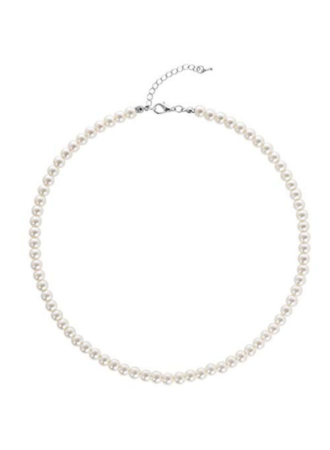 Round Imitation Pearl Necklace - v1618729962/N45744423A_1