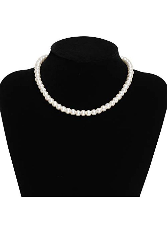 Round Imitation Pearl Necklace - v1618729963/N45744423A_4