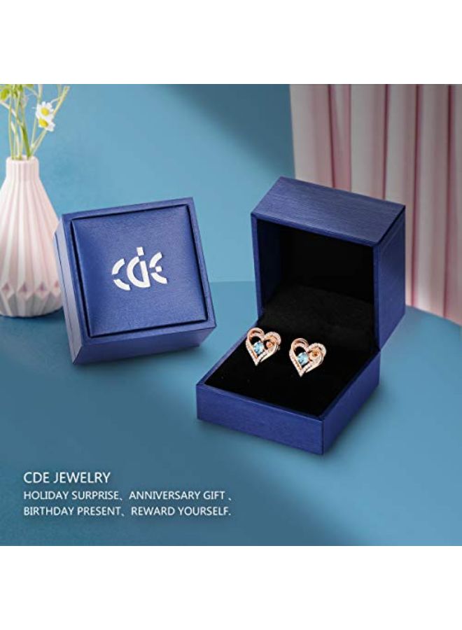 CDE Heart Design Studs - Image 4