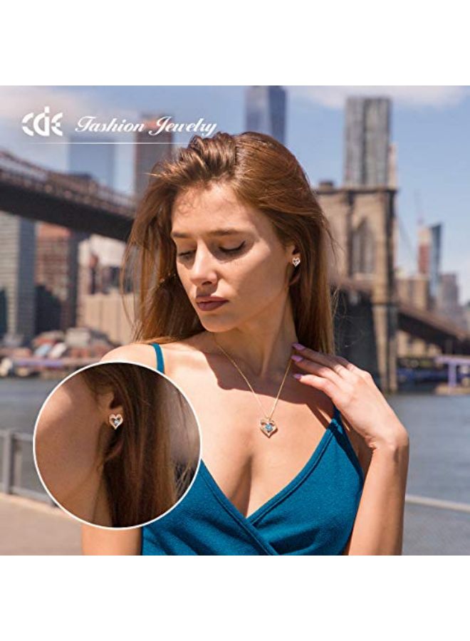 CDE Heart Design Studs - Image 3