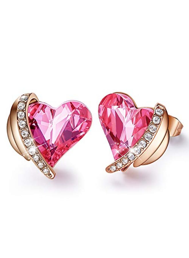 سي دي اي أقراط بتصميم قلب - Image 1