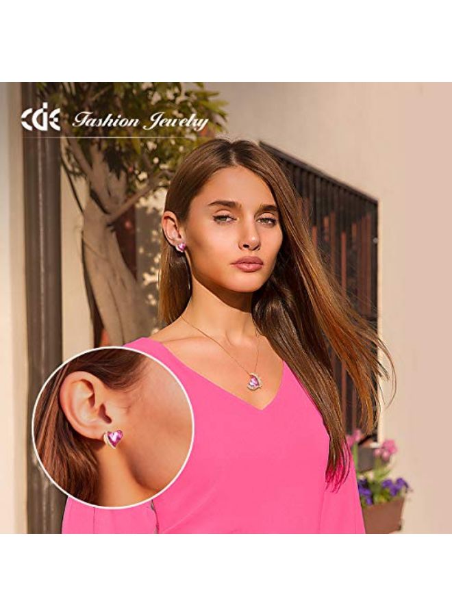 سي دي اي أقراط بتصميم قلب - Image 3