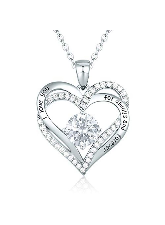 CDE Forever Love Heart Pendant Necklace - Image 1