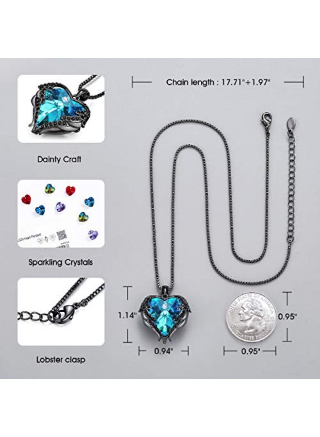 CDE Heart Pendant Necklace - Image 3