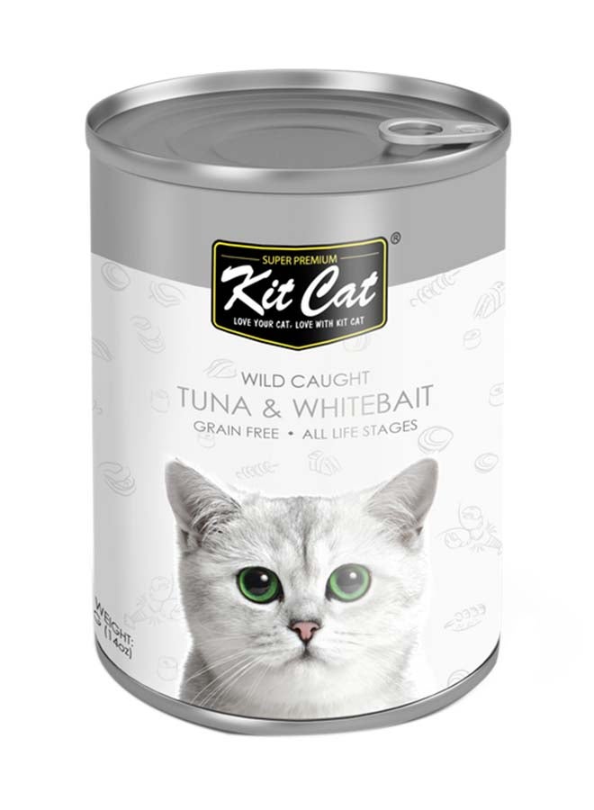 Kit Cat Wild Caught Tuna with Whitebait Multicolour 400grams