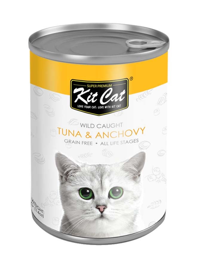 Kit Cat - Wild Caught Tuna And Anchovy Multicolour 400grams - Image 1