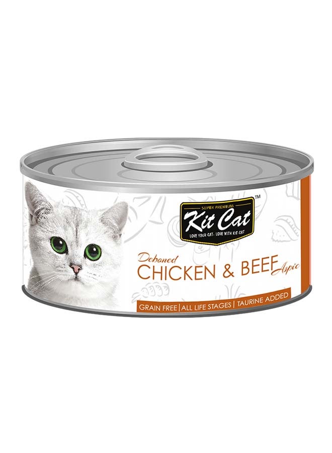 Kit Cat Deboned Chicken And Beef Multicolour 80grams