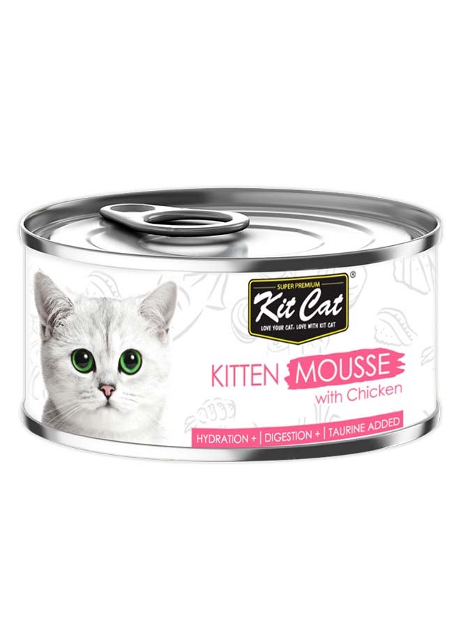 كيت كات موس بالدجاج للقطط الصغيرة متعدد الألوان 80جرام