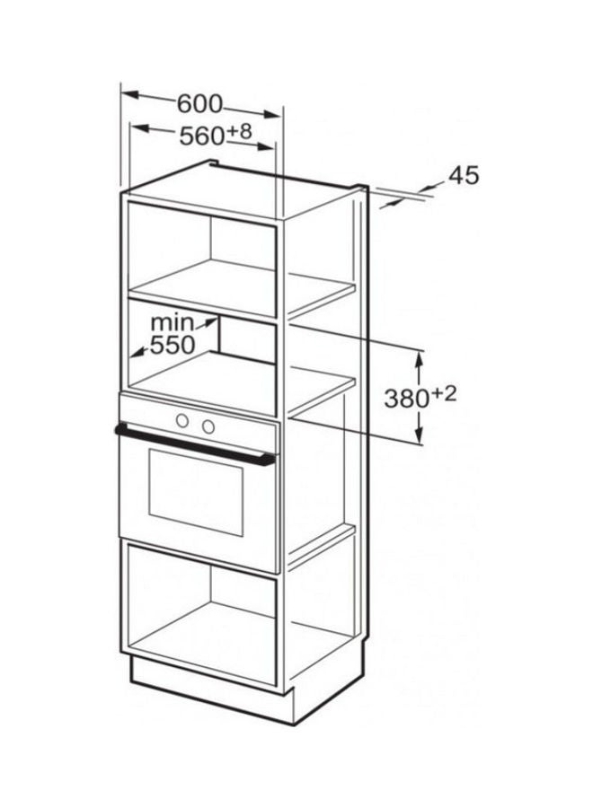 ماستر غاز فرن ميكروويف 34 L 900 W MGMIC34 فضي - Image 3