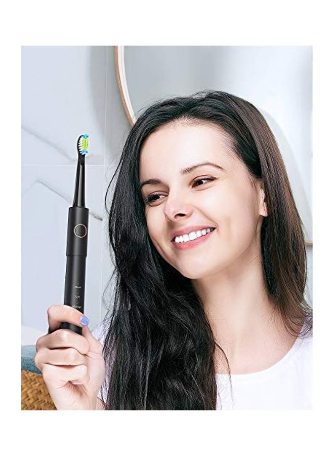 Fairywill Sonic Electric Toothbrush Set Black/White/Green - Image 4