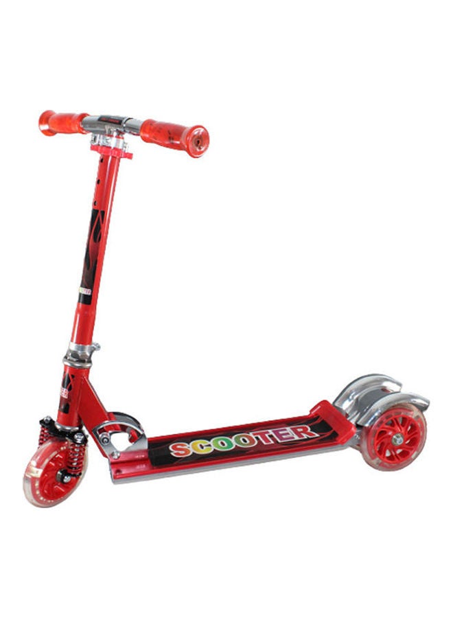 Aluminum Wheel Scooter For Kids Red