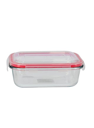 Rectangular Glass Air Tight Container Red/Clear - v1618738651/N22793193A_1