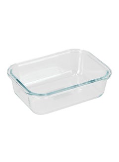 DELCASA Rectangular Glass Air Tight Container Red/Clear  - Image 2