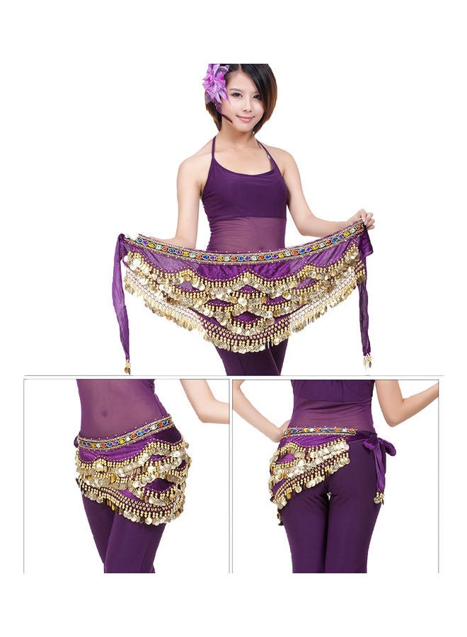 Generic - Belly Dance Waist Chain Purple - Image 1