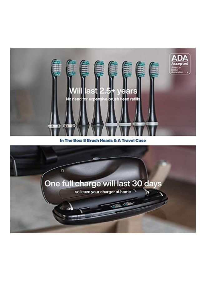 Aquasonic Electric Toothbrush Set Black/White - Image 3