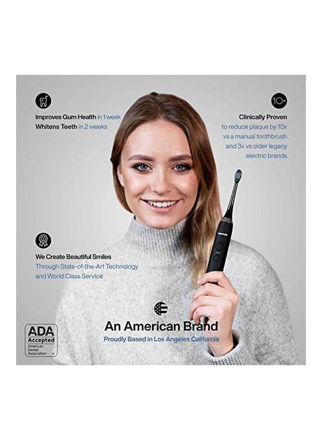 Aquasonic Electric Toothbrush Set Black/White - Image 4