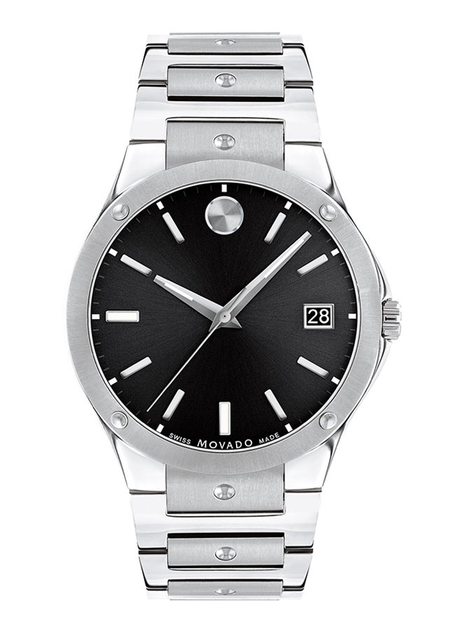 Men's Water Resistance Stainless Steel Analog Watch 0607541 - 41 mm - Silver