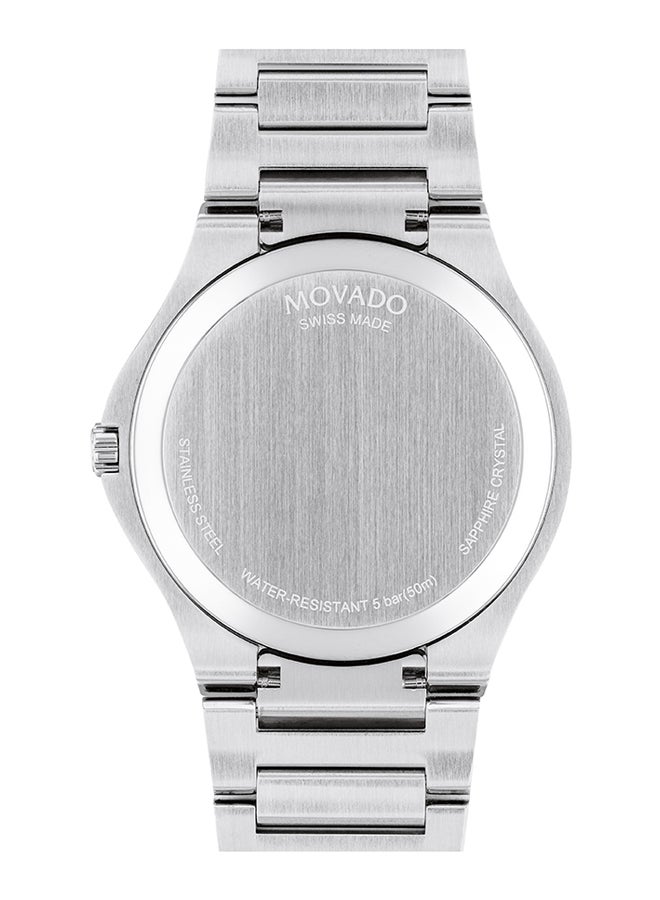 Men's Water Resistance Stainless Steel Analog Watch 0607541 - 41 mm - Silver