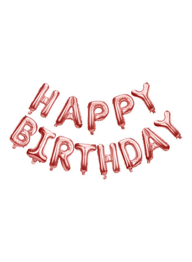 Goldedge Happy Birthday Balloon Set
