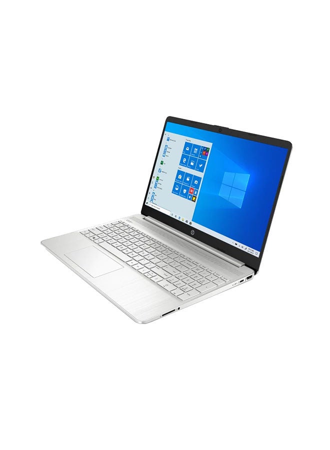 HP - 15-dy2056ms (Upgraded Version) Laptop With 15.6-Inch Full HD Display, 11th Gen Core i5-1135G7 Processor/12GB RAM/256GB SSD/Intel Iris Xe Graphics/Windows 10 Home /International Version English/Arabic Silver - Image 1
