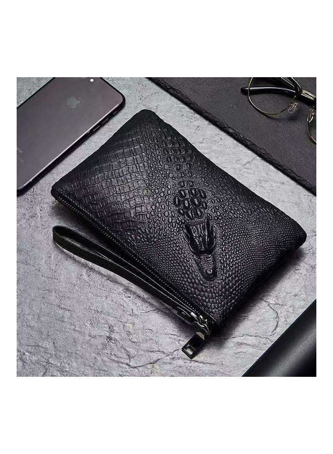 Generic Fashion Genuine Leather Purse Black  - Image 2