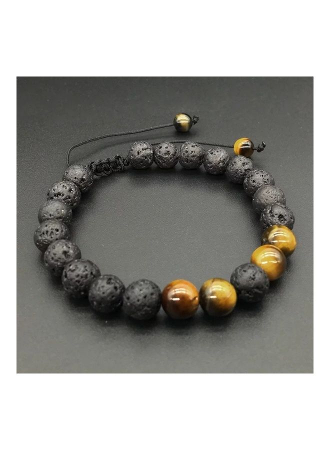 ميركال إمبراير سوار من الخرز مصنوع من حجر عين النمر - Image 1