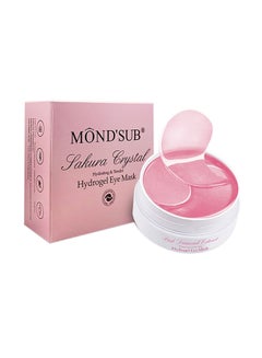 Mond'sub Hydrating And Tender Sakura Crystal Hydrogel Eye Mask -  60 Pieces 1.9grams  - Image 1