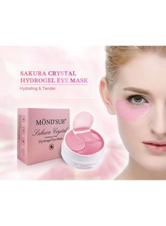 Mond'sub Hydrating And Tender Sakura Crystal Hydrogel Eye Mask -  60 Pieces 1.9grams  - Image 2
