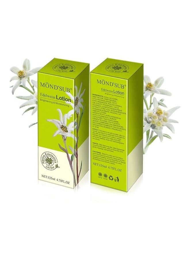 موند ساب لوشن Edelweiss لترطيب وتفتيح البشرة 135ملليلتر - Image 5