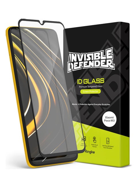Invisible Defender Tempered Glass For Xiaomi Poco M3 Black/Clear