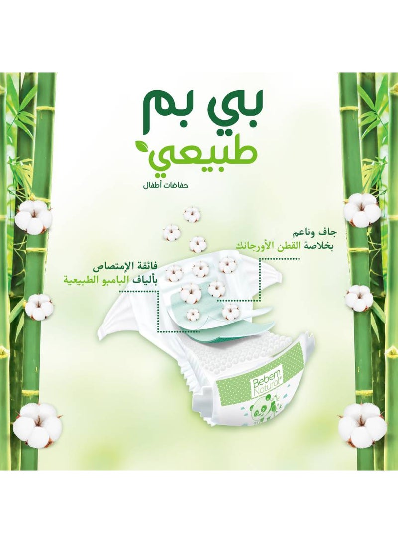 Bebem - 32-Piece Maxi Natural Baby Diaper Size 4, 7-18 Kg - Image 1