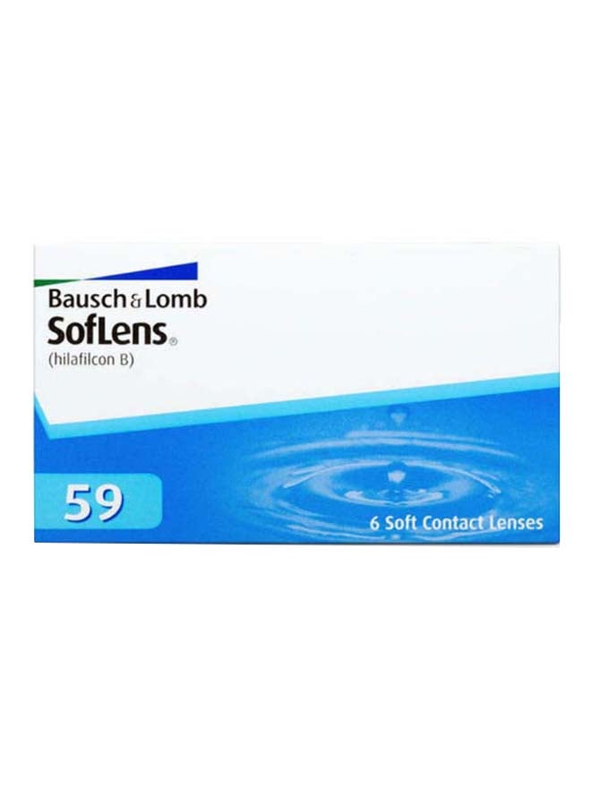 Bausch + Lomb Pack of 6 Contact Lenses Soflens 59 (-4.75)