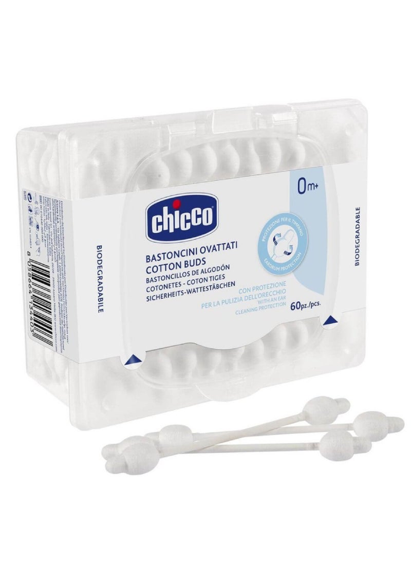 Chicco 60-Piece Cotton Buds  - Image 1