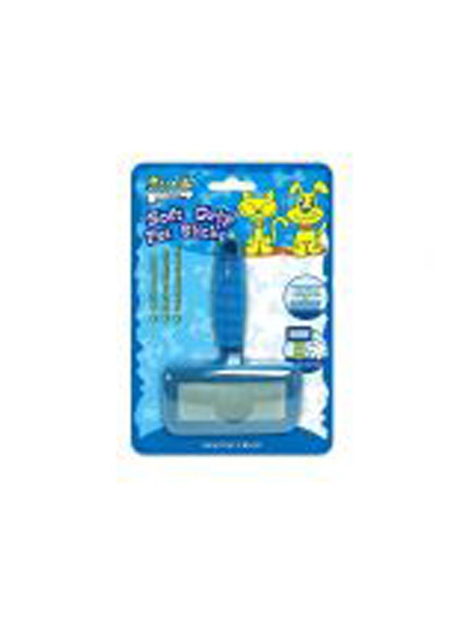 Plastic Pet Brush Blue