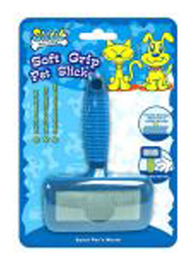 Plastic Pet Brush Blue